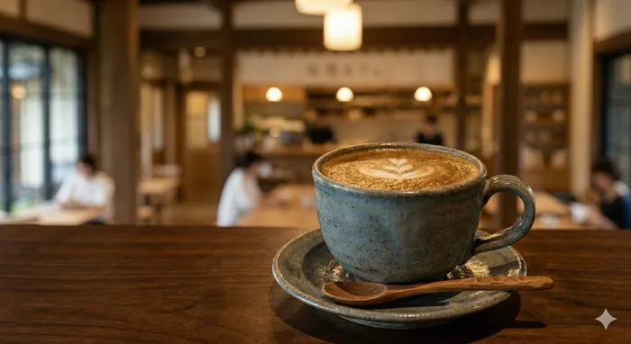 ほうじ茶ラテ